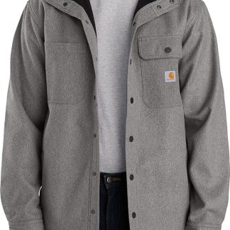 Rain Defender Relaxed Fit Heavyweight Hooded Shirt Jac image 1
