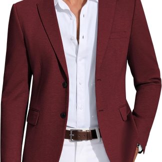 COOFANDY Casual Blazer Knit Sport Coat Lightweight Two image 1
