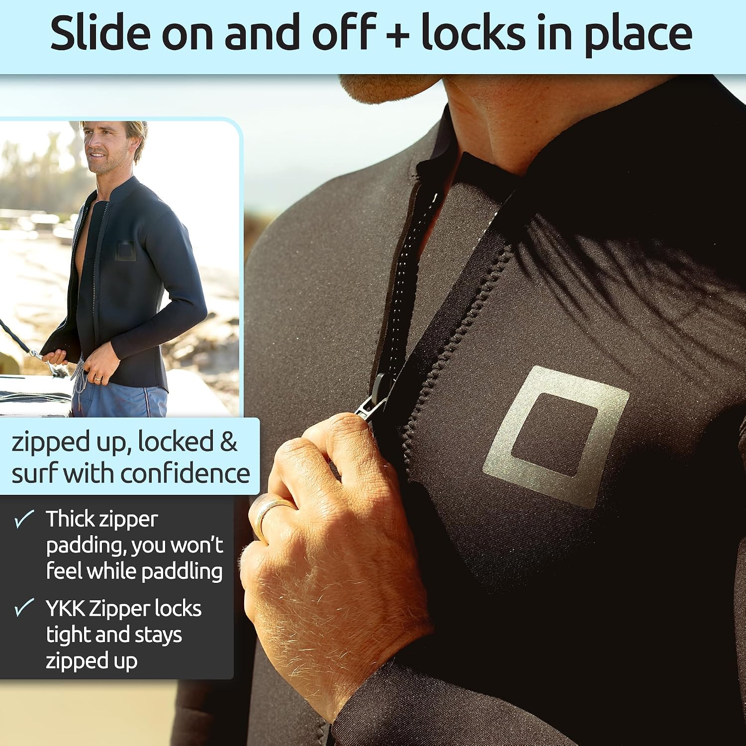 Wetsuit Top Jacket 2mm or 3mm image 3