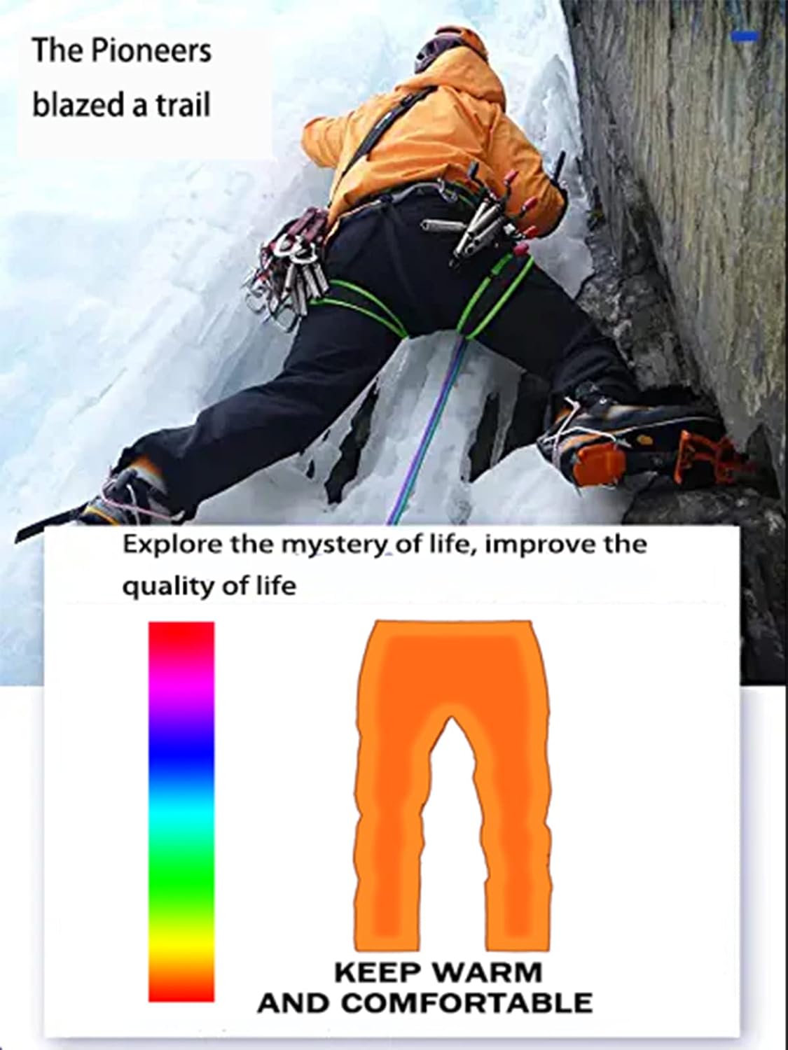 Hiking Snow Ski Pants Waterproof Outdoor Insulated image 3